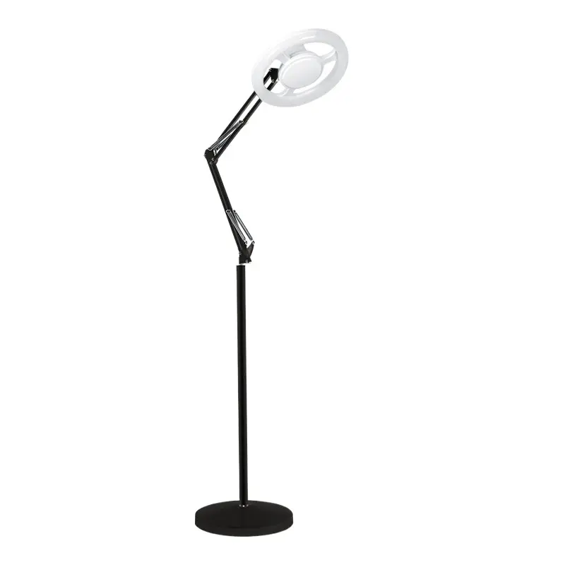 I-Floor Lamp ebanda ukukhanya okumhlophe okukhanyayo ubuhle be-eyelashes light