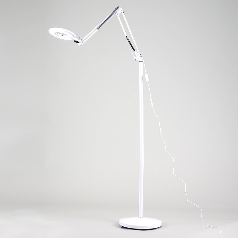 I-Embroidery ye-LED & ne-Beauty Floor Lamp