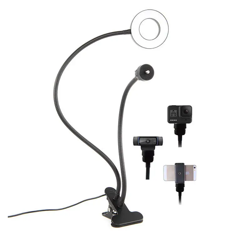 I-LED bukhoma Gcwalisa ukukhanya 6 Intshi Photo Ring Light