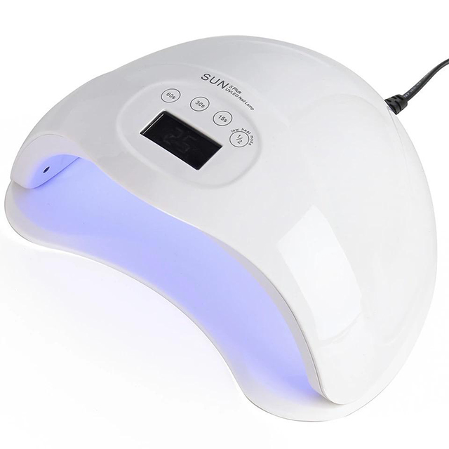 I-UV Nail Dryer Lamp Izandla Eziphindwe Kabili 48w